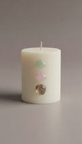 Crystal-Infused Candle with Amethyst
