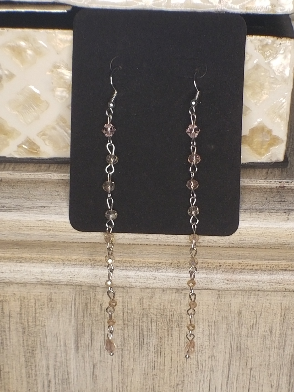 Champagne Shoulder Duster Earrings